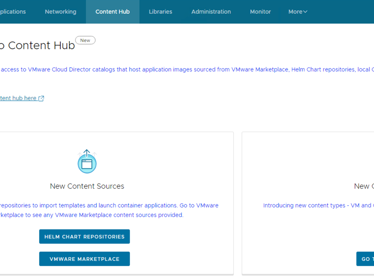 Deploy, Run, and Manage Any Application with VMware Cloud Director Content Hub